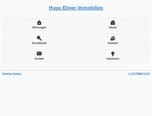 Tablet Screenshot of immo-ebner.at